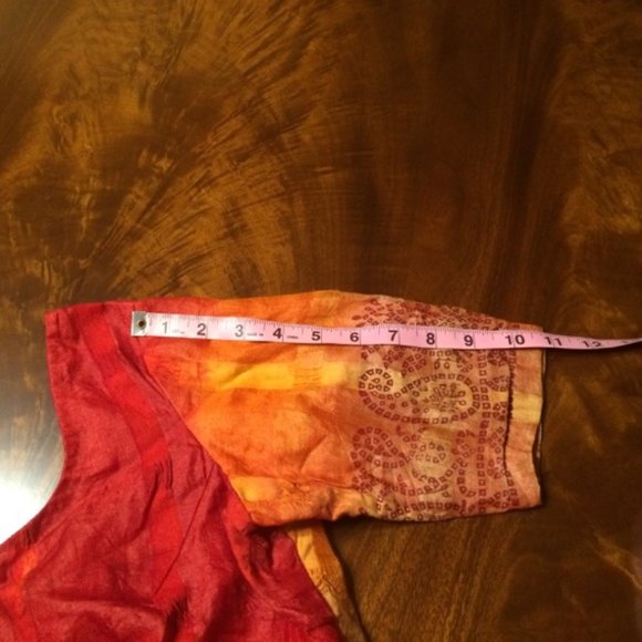 Indian/Pakistani/Bollywood Mirrorwork Gharchola/Bandhini Style Saree & Blouse - Picture 12 of 13